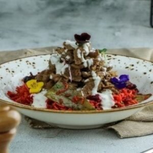 Beetroot Shawarma Rice
