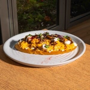 Scramble Egg with Mushroom
