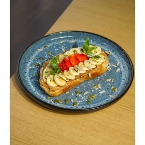 Peanut butter & Strawberry toast